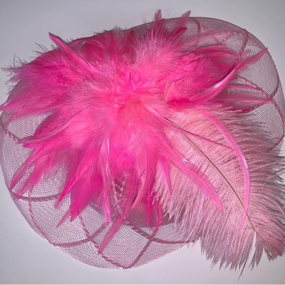 pink fascinator